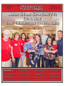 Ahr Star Spaghetti Dinner: the Tradition Continues