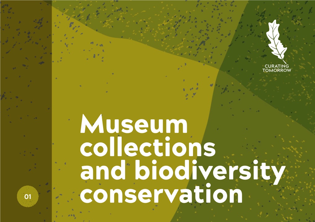 Museum Collections and Biodiversity Conservation