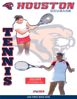 2008 Tennis Media Guide Leila Salek