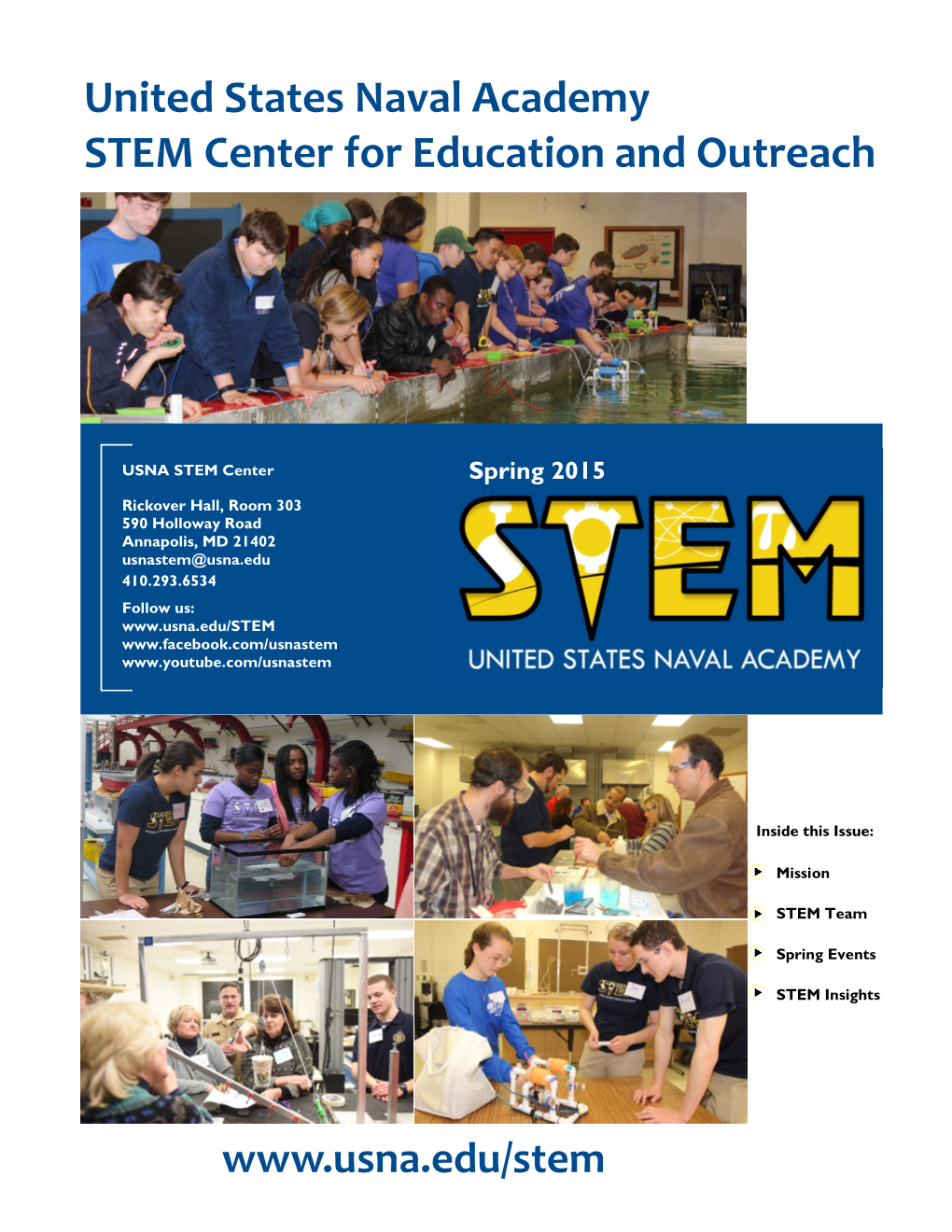 United States Naval Academy STEM Center for Education and Outreach