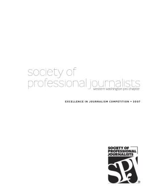 Society of Professional Journalistswestern Washington Pro Chapter