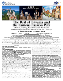 The Best of Bavaria and the Famous Passion Play