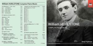 William HURLSTONE Complete Piano Music