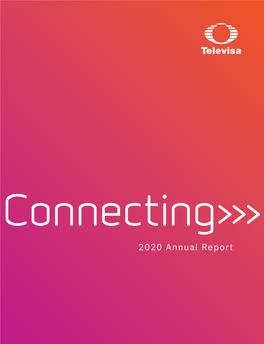 2020 Annual Report Contents