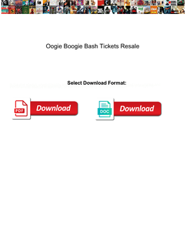 Oogie Boogie Bash Tickets Resale Breakers