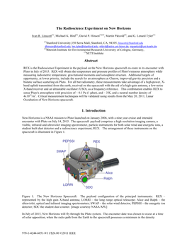 The Radioscience Experiment on New Horizons