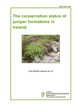 The Conservation Status of Juniper Formations in Ireland