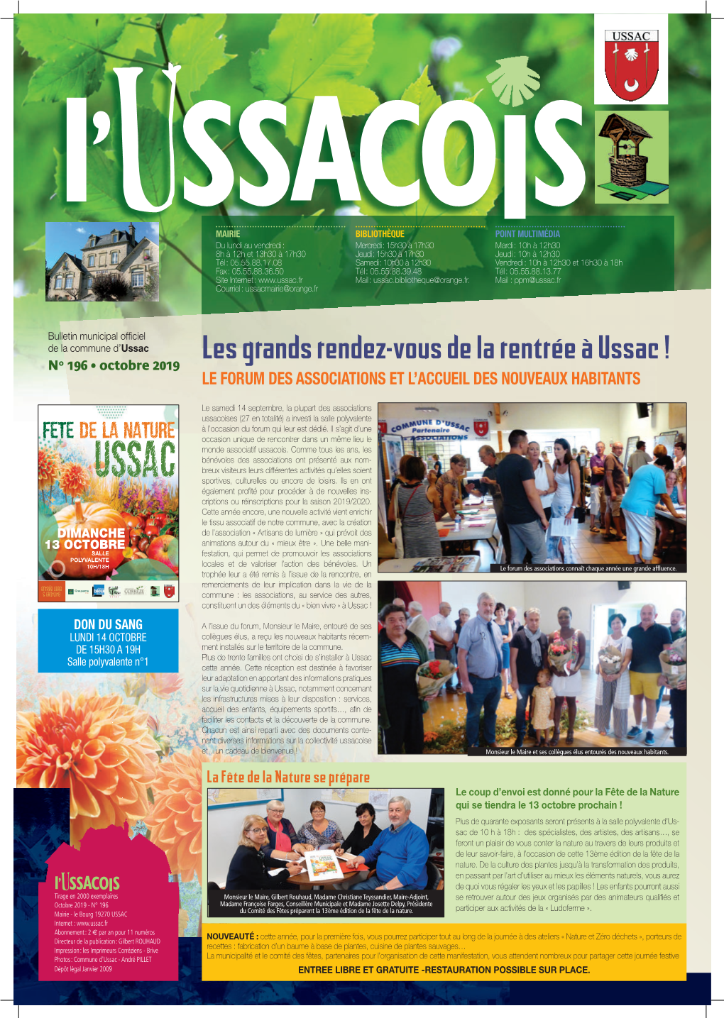 L'ussacois 196 Oct 19.Indd