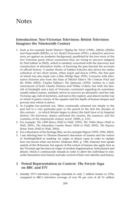 Introduction: Neo-Victorian Television: British Television Imagines the Nineteenth Century