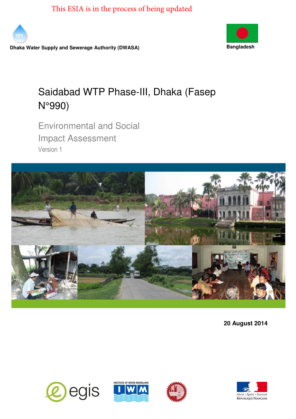 Saidabad WTP Phase-III, Dhaka (Fasep N°990)