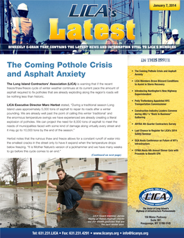 The Coming Pothole Crisis and Asphalt Anxiety