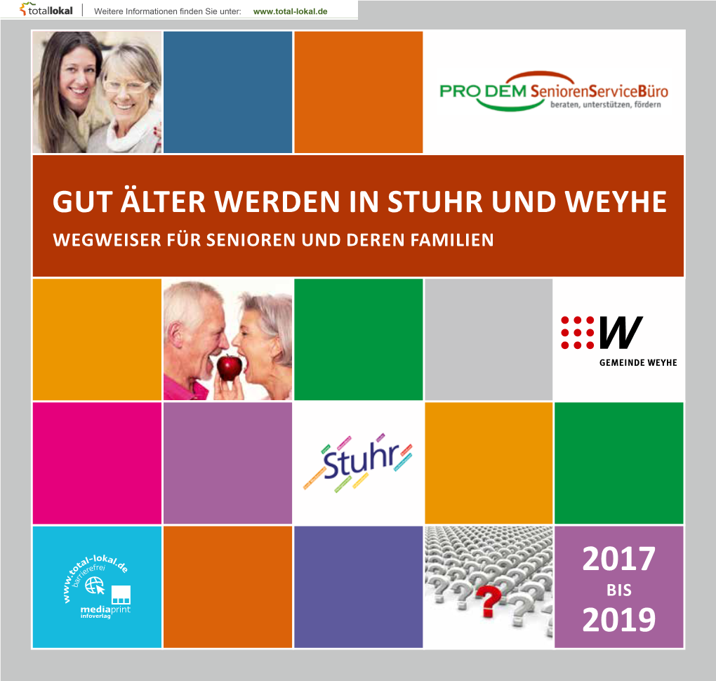 Gut Älter Werden in Stuhr Und Weyhe Wegweiser Für Senioren Und Deren Familien