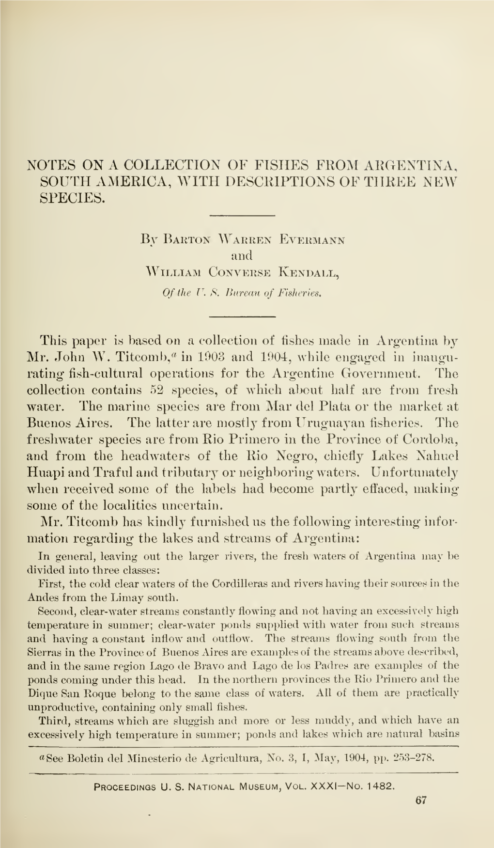 Proceedings of the United States National Museum