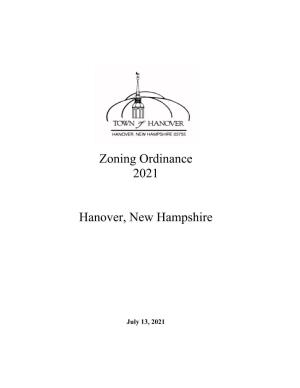 Zoning Ordinance 2021