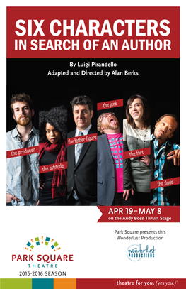 Apr 19 – May 8 on the Andy Boss Thrust Stage