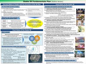 Osaka IR Fundamentals Plan [Outline Version]