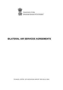 Bilateral Air Services Agreements