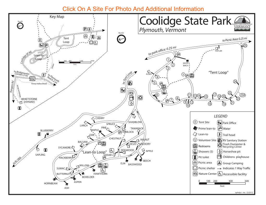 Coolidge State Park FORESTS, PARKS & RECREATION VERMONT