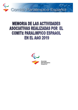 Memoria Social Del Comité Paralímpico Español
