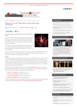 Trendlabs Security Intelligence Blogfollowing