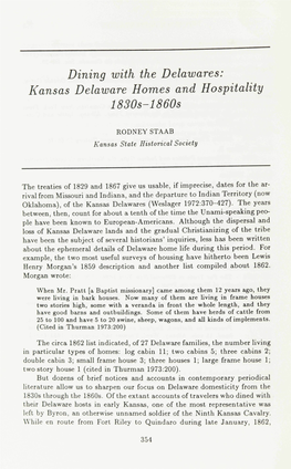 Kansas Delaware Homes and Hospitality 1830S-18 60S