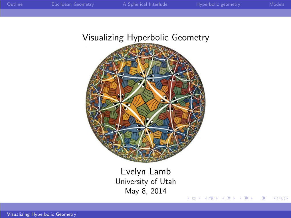 Visualizing Hyperbolic Geometry