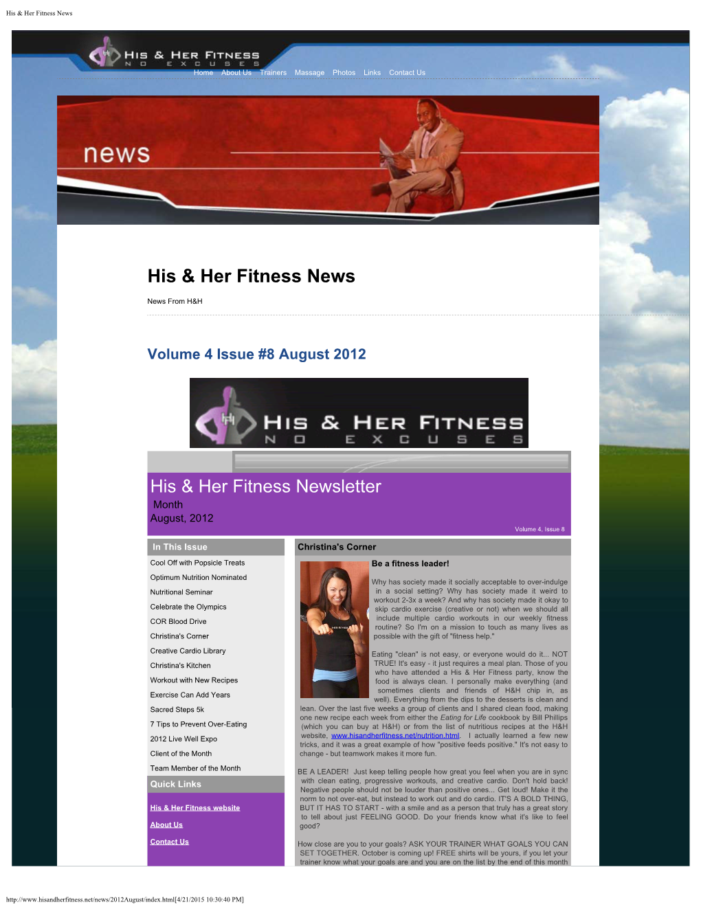 His & Her Fitness News