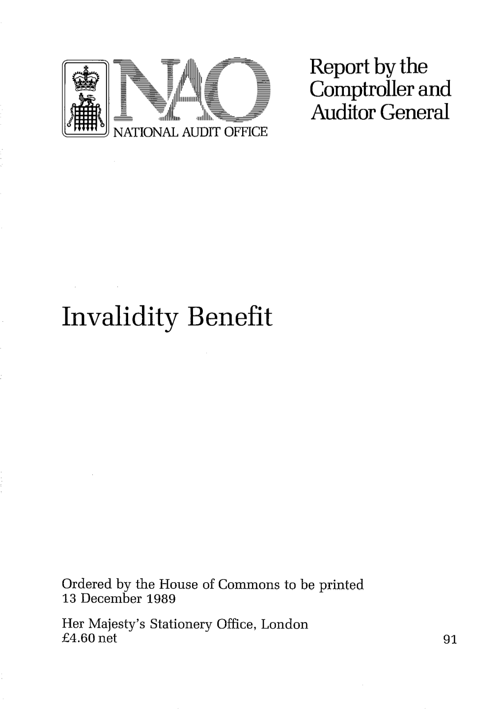 Invalidity Benefit