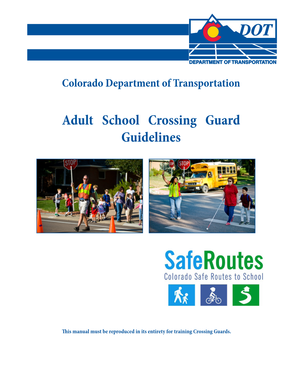 Crossing Guard Training Manual