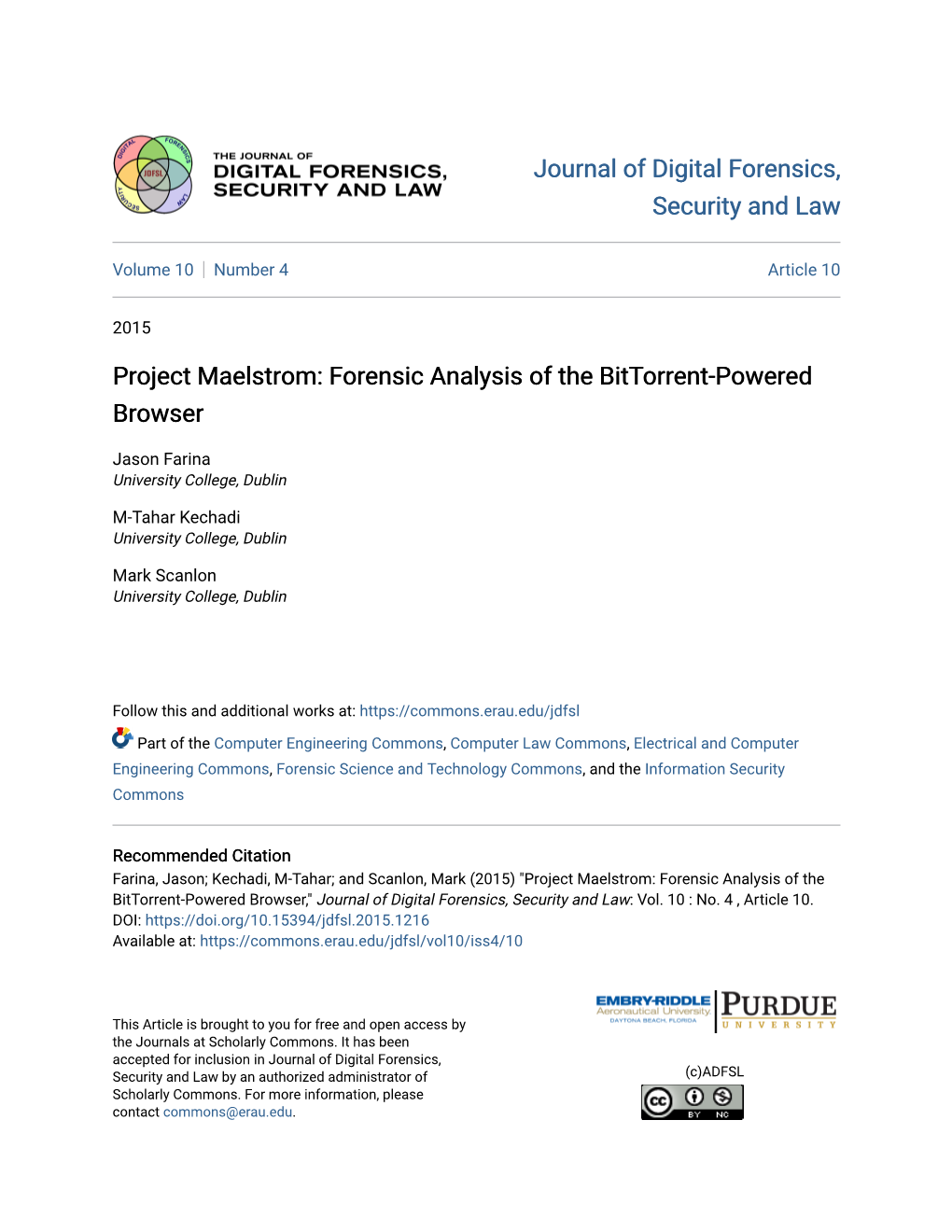 Forensic Analysis of the Bittorrent-Powered Browser