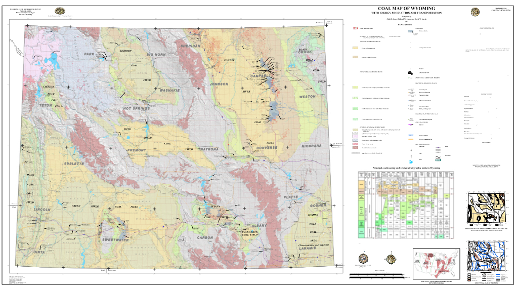 COAL MAP of WYOMING Wallace L