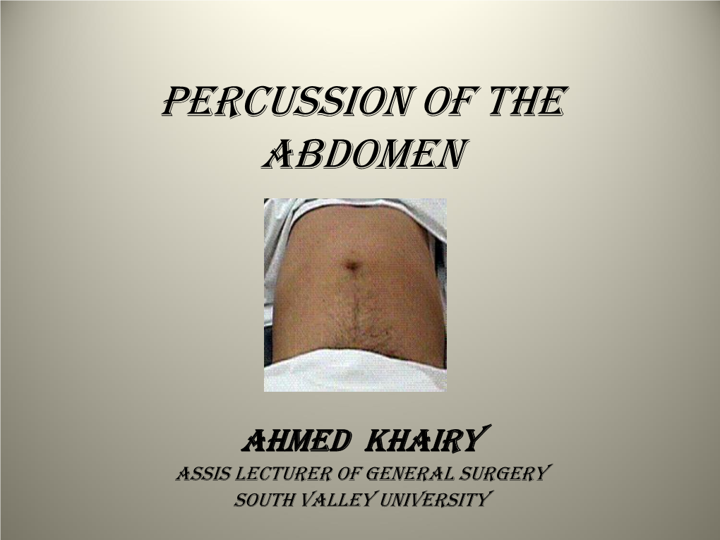 Percussion of the Abdomen.Pdf