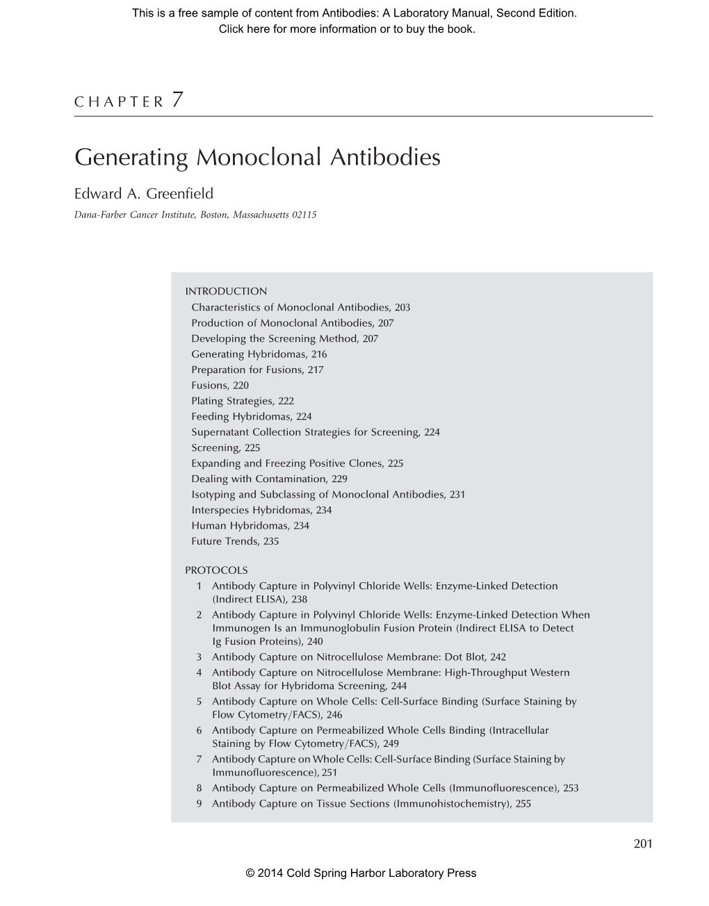 Generating Monoclonal Antibodies