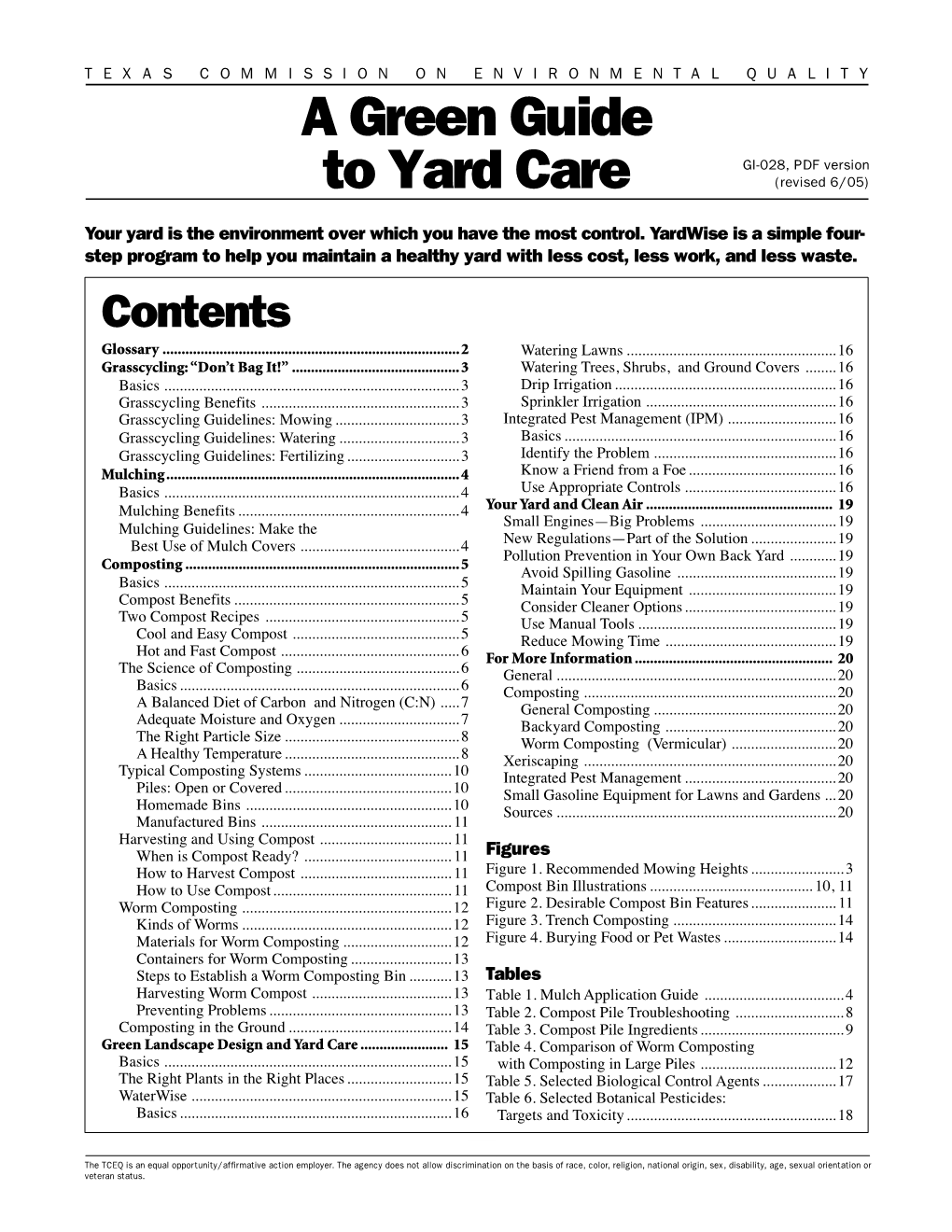 A Green Guide to Yard Care