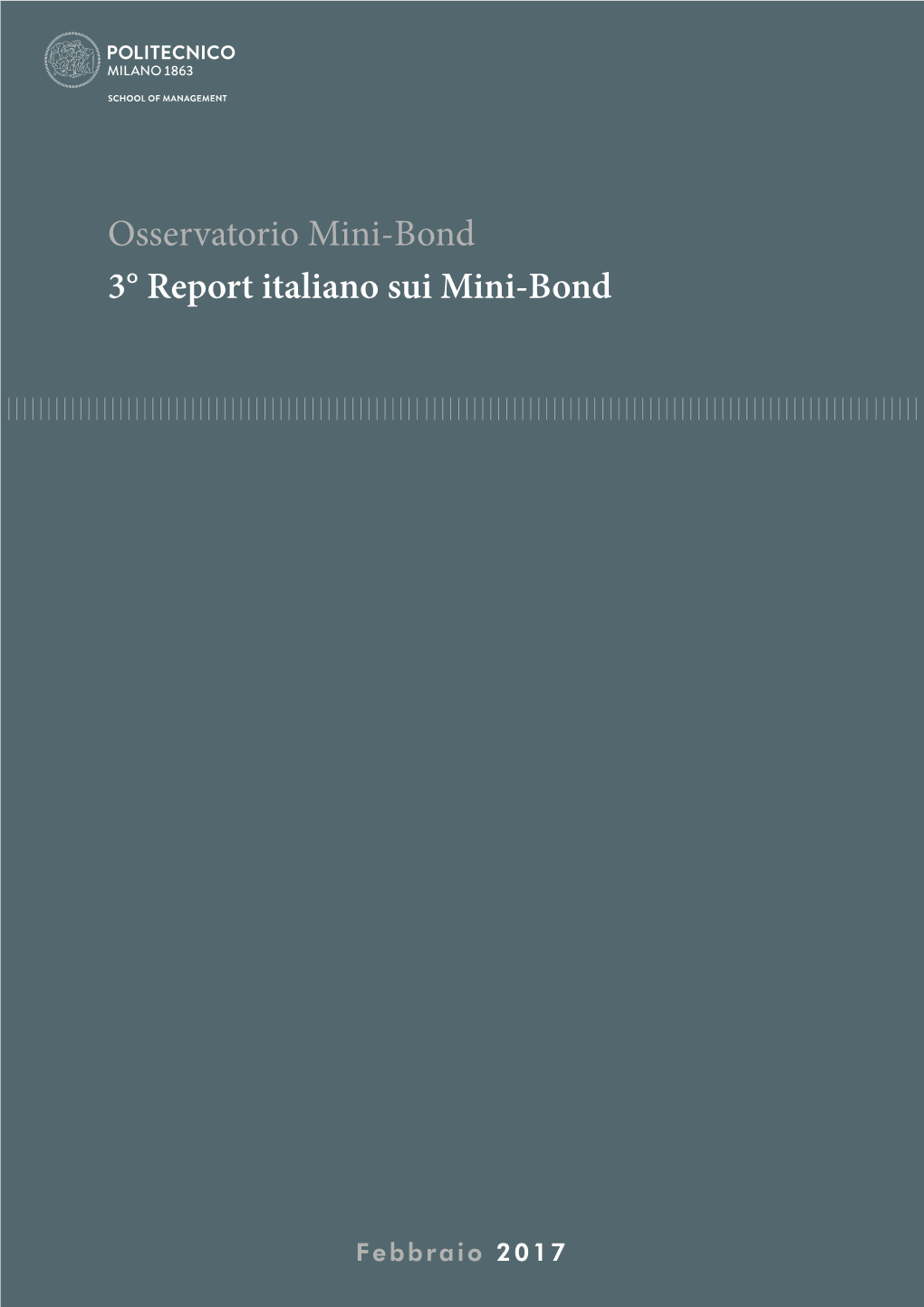 3° Report Italiano Sui Mini-Bond