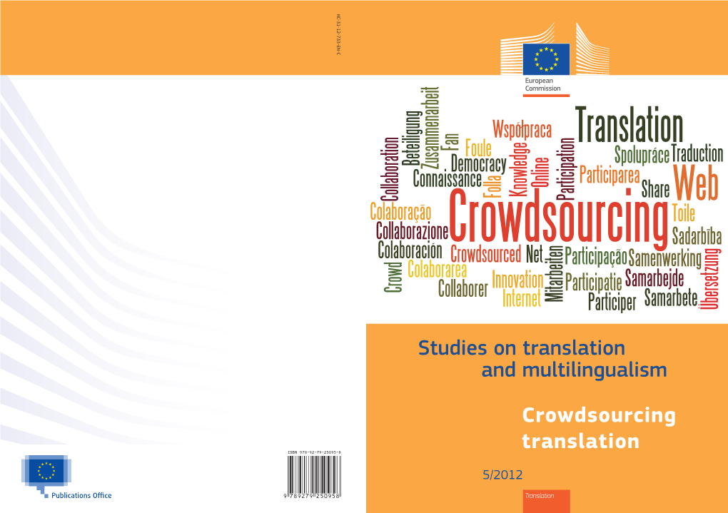 Crowdsourcing Translation