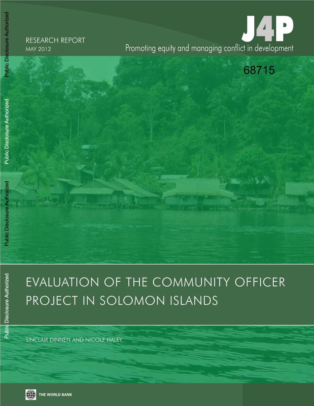 Community Officer Project, Solomon Islands