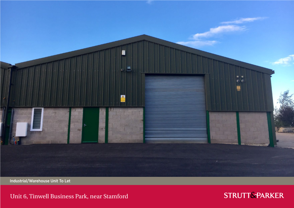 Unit 6, Tinwell Business Park, Near Stamford