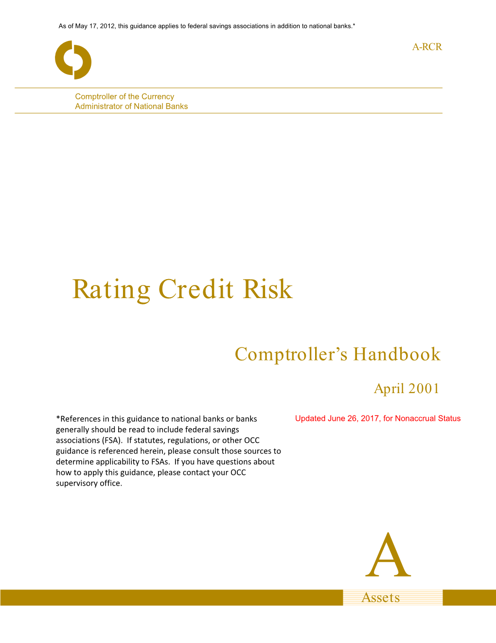 Rating Credit Risk