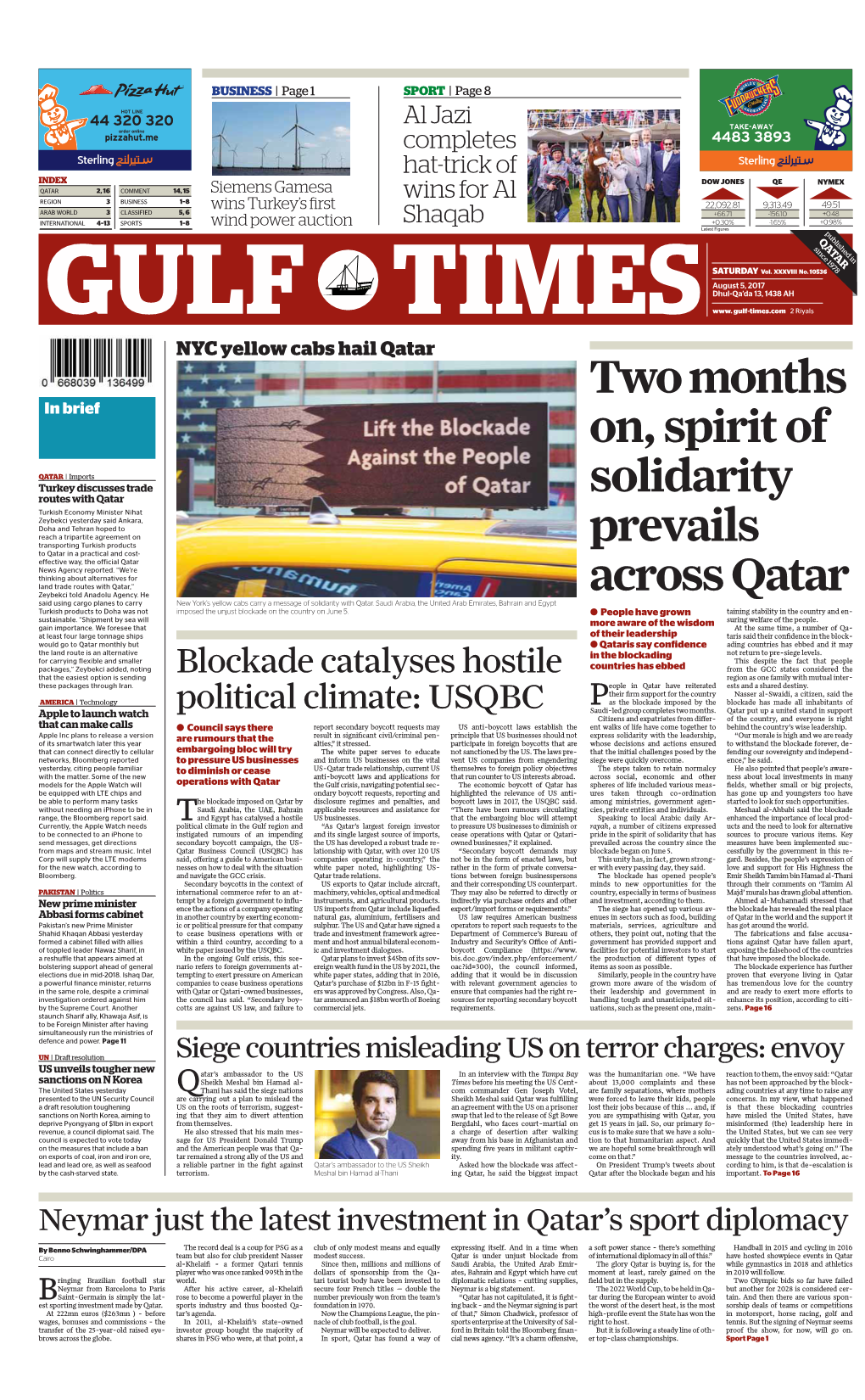 Two Months On, Spirit of Solidarity Prevails Across Qatar