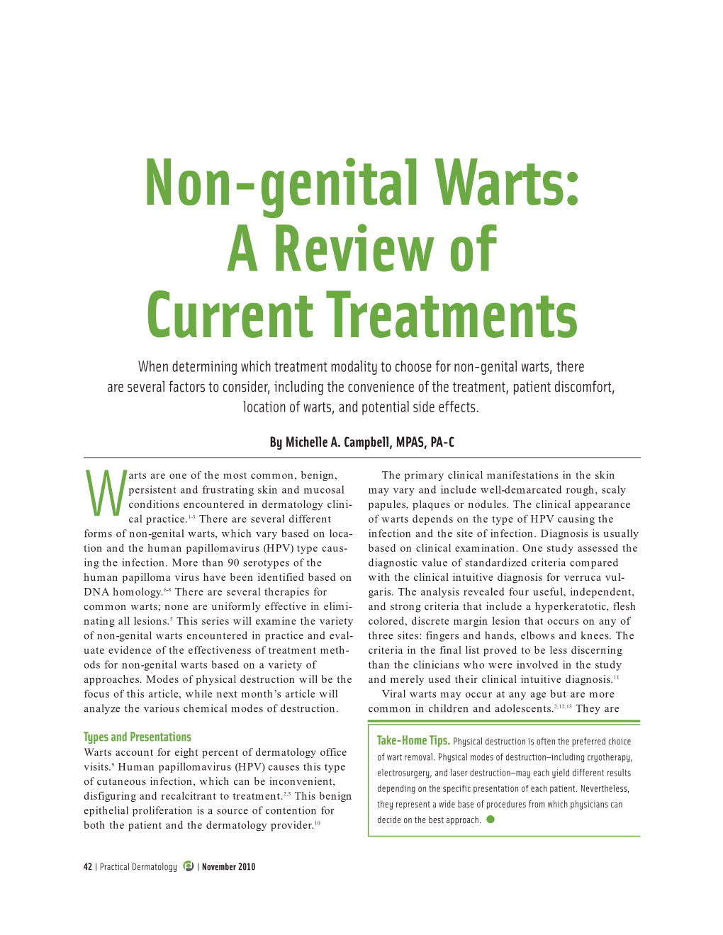 Non-Genital Warts