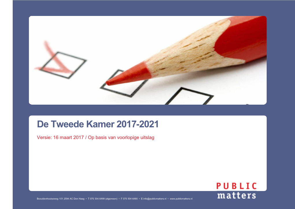 De Tweede Kamer 2017-2021