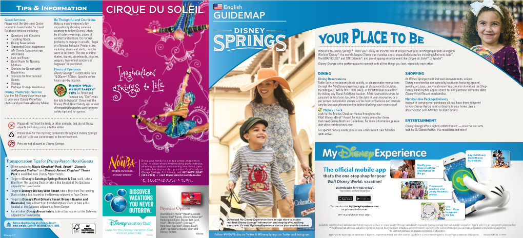 Disney Springs Brochure