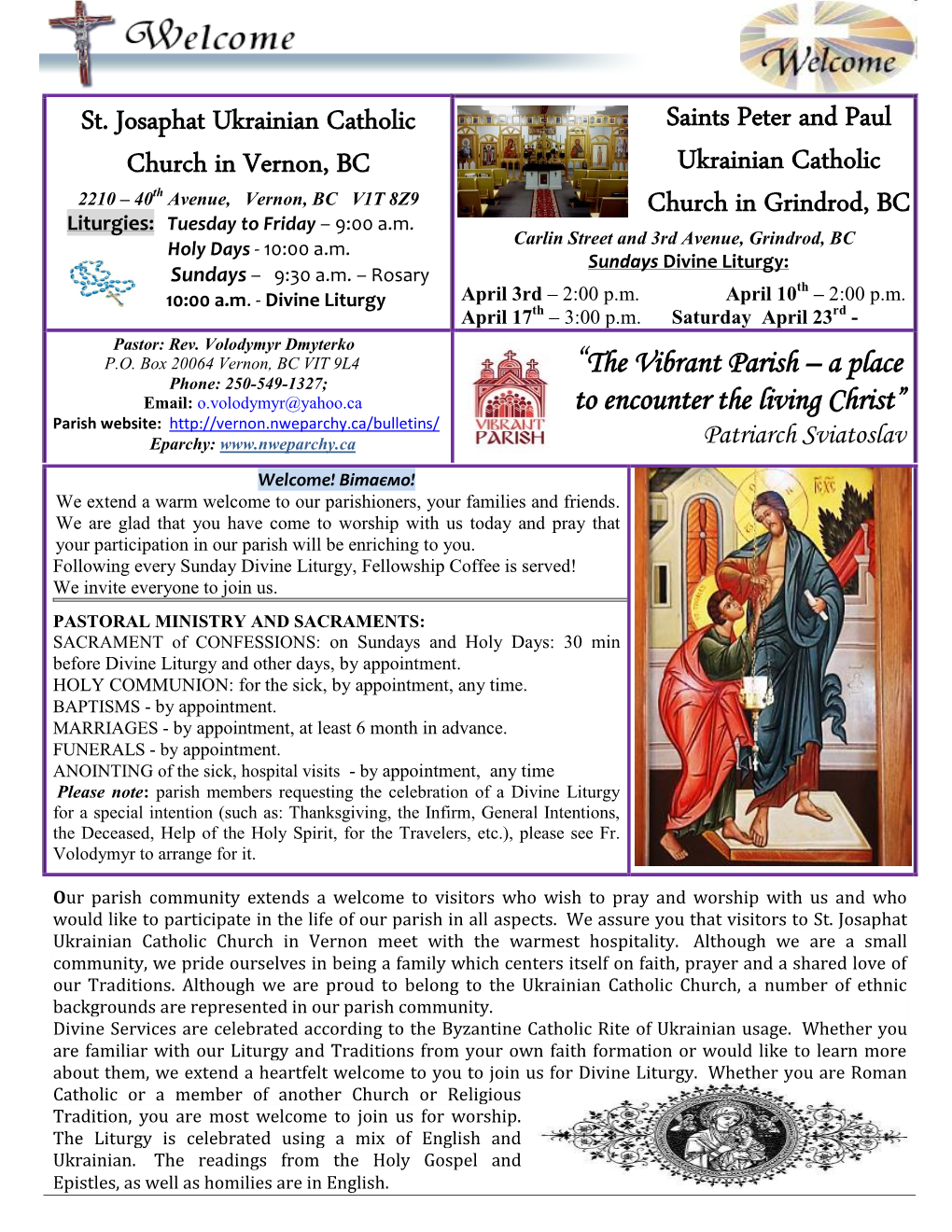 The Vibrant Parish – a Place to Encounter the Living Christ