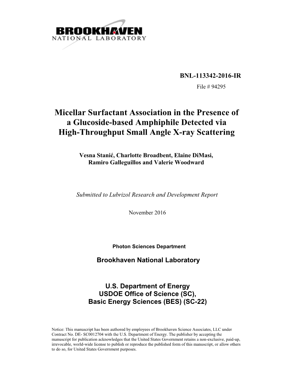 Sample Journal Article Preprint