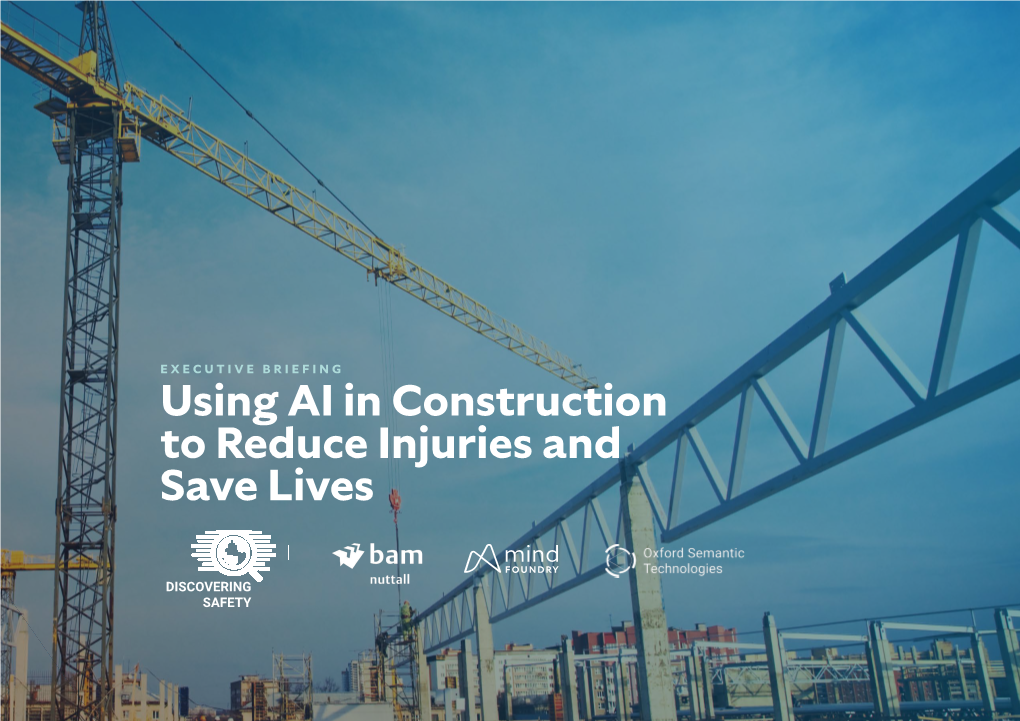 Using AI in Construction to Reduce Injuries and Save Lives