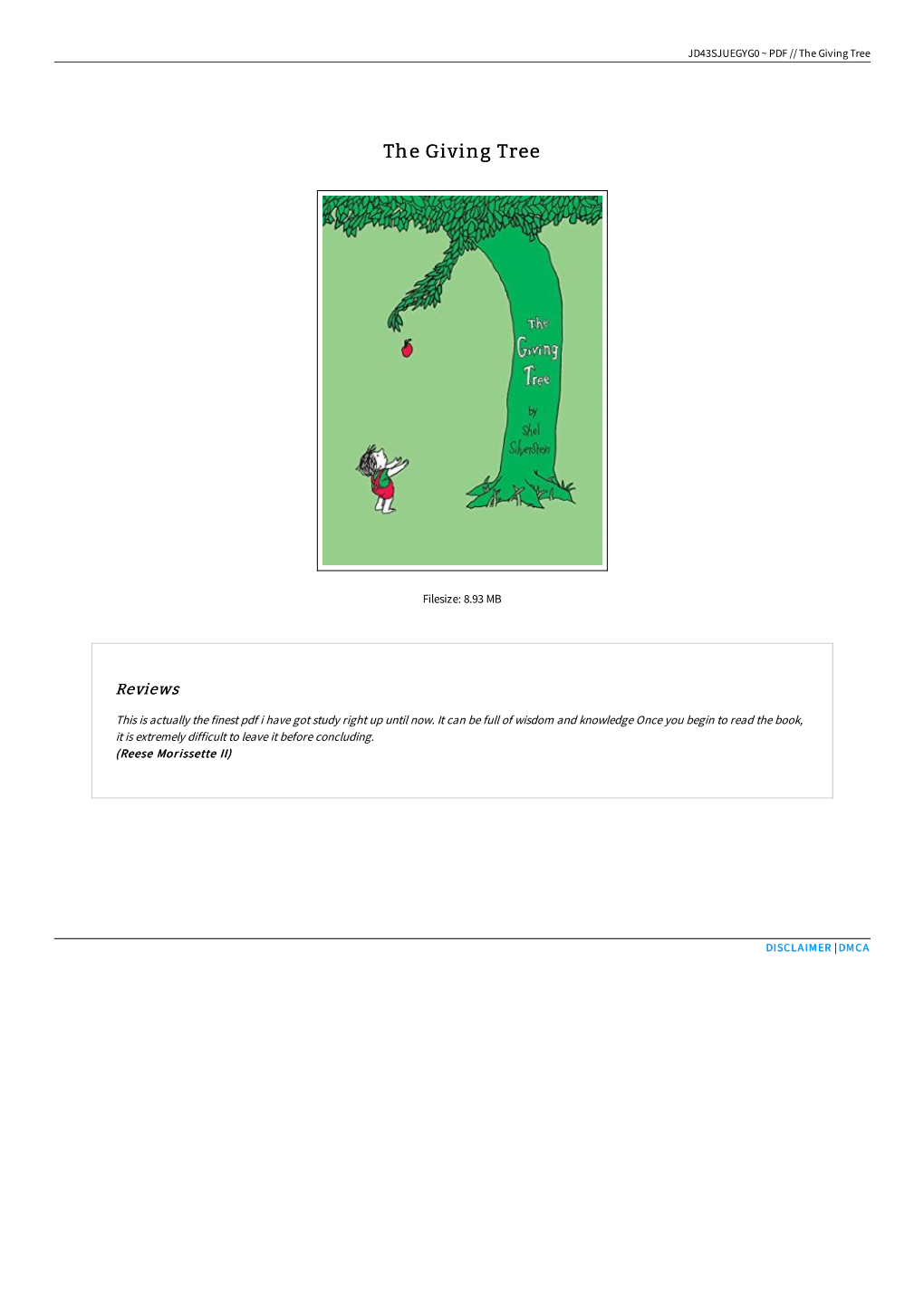 Download Book the Giving Tree // 6CAG9C3PTWCJ