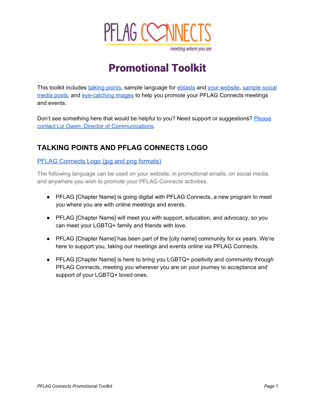 Promotional Toolkit