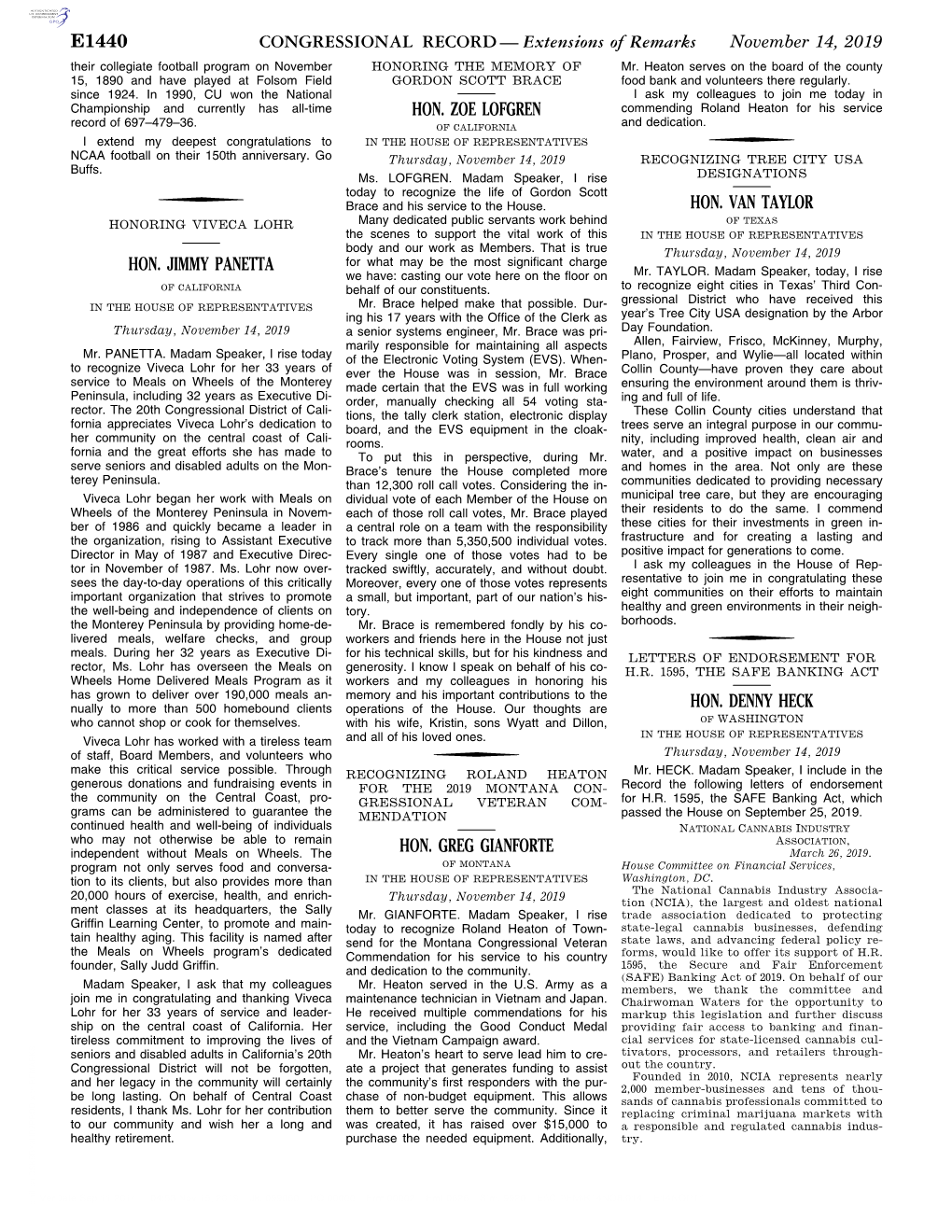 CONGRESSIONAL RECORD— Extensions Of