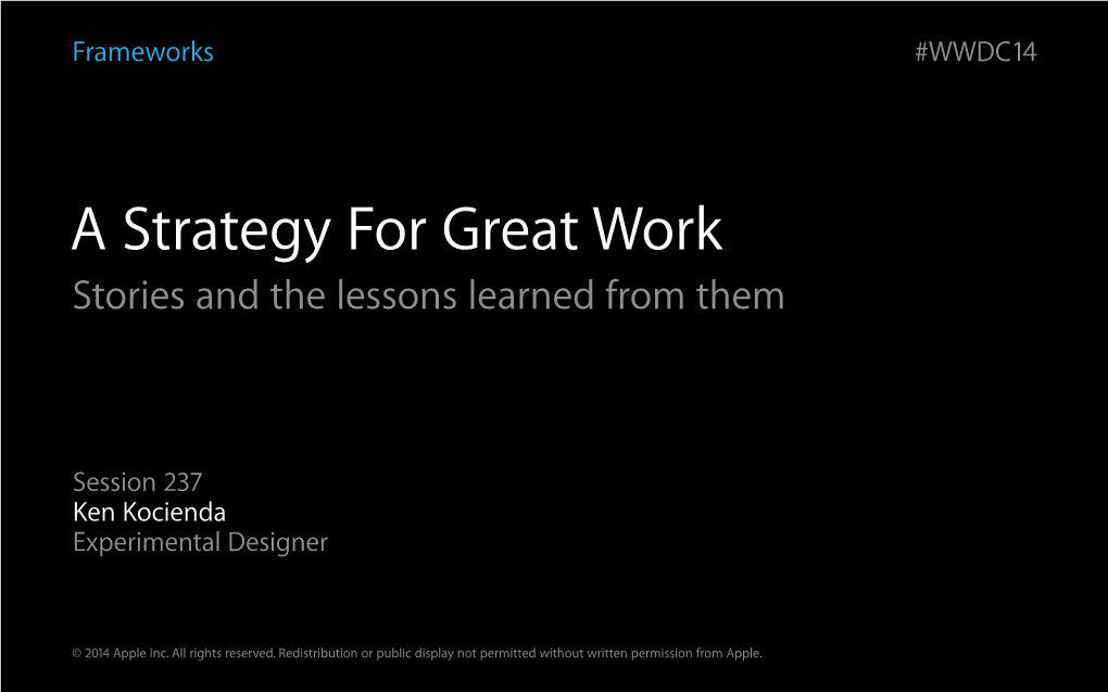 237 Strategy for Great Work DF